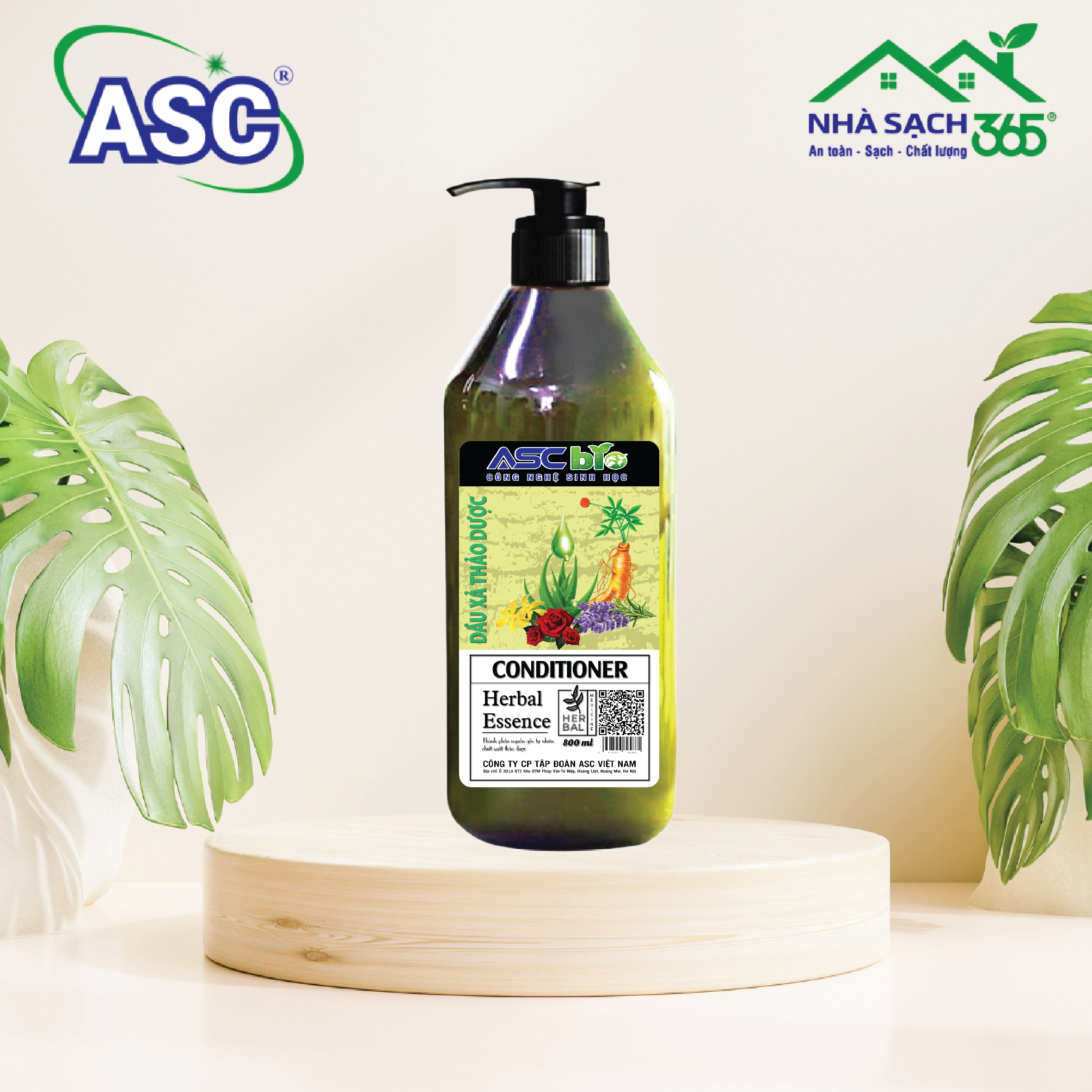 Dầu xả thảo dược ASC 800ml